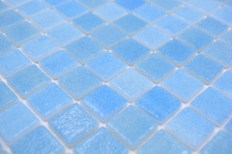 Mosaic tile Pool mosaic Swimming pool mosaic Ocean blue Bathroom shower MOS220-501R