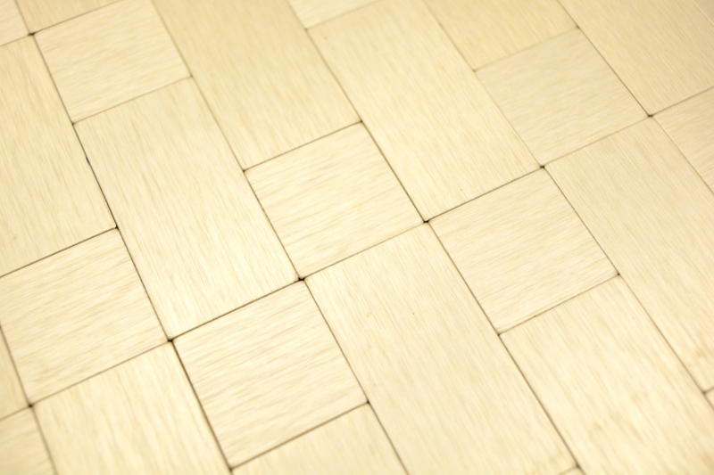 Mosaic tiles Self-adhesive mosaics metal gold kitchen bathroom MOS200-4G87_f