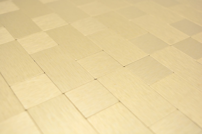 Mosaic tiles Self-adhesive mosaics metal gold kitchen bathroom MOS200-4G87_f