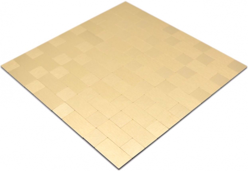 Mosaic tiles Self-adhesive mosaics metal gold kitchen bathroom MOS200-4G87_f