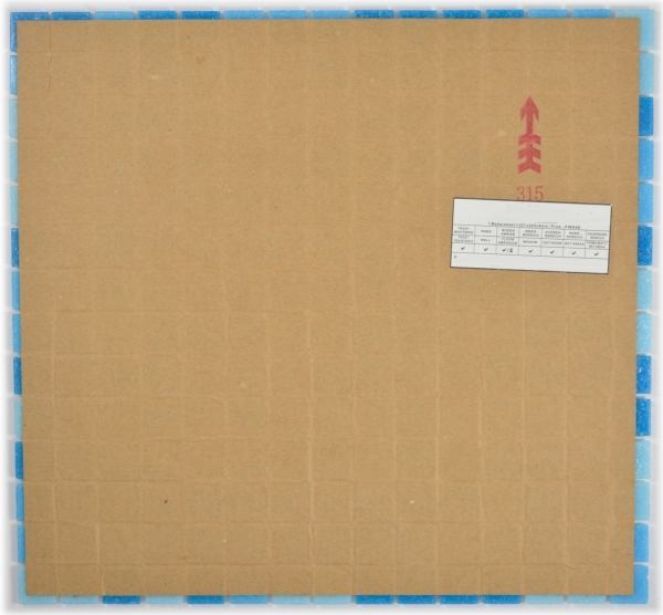 Hand sample mosaic tile glass mosaic Classic Mix glass mix blue 4F paper-bonded pool mosaic swimming pool mosaic MOS210-PA335_m