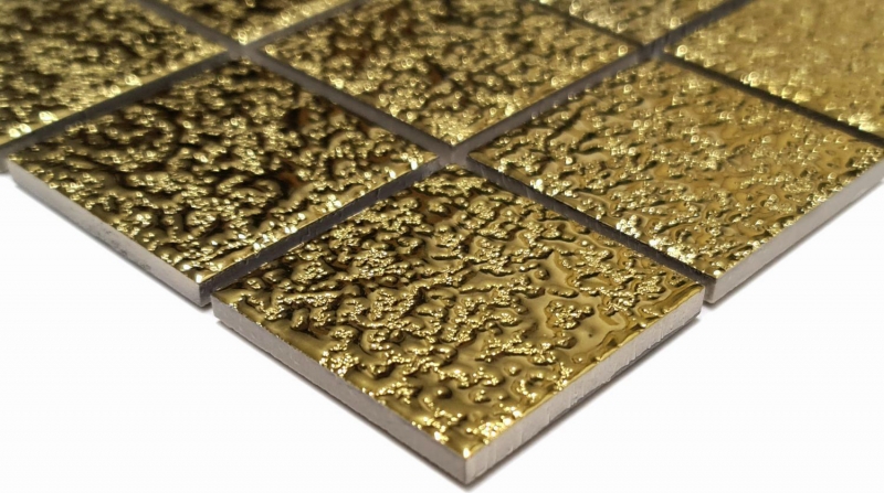 Hand pattern mosaic tile ceramic mosaic Medio uni gold hammered bathroom kitchen wall MOS16-0707_m