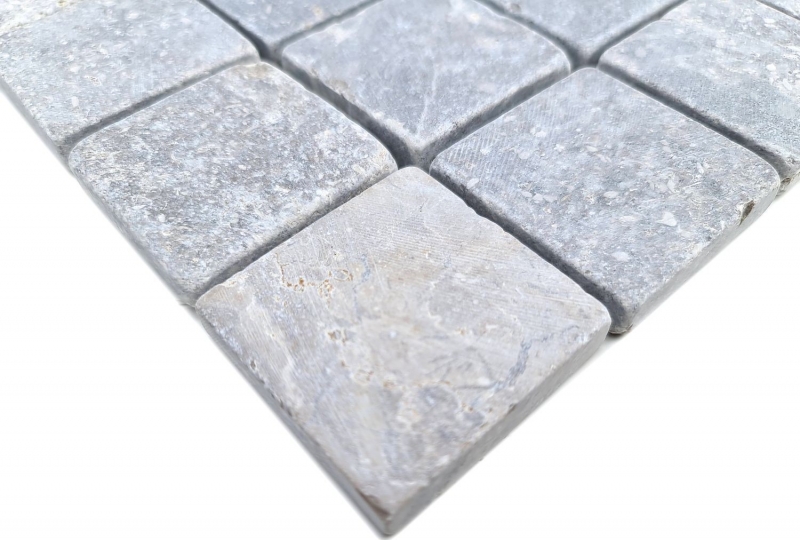 Hand pattern mosaic tile marble mosaic THUMBNAIL light gray kitchen wall bathroom shower tray MOS40-T48LG_m