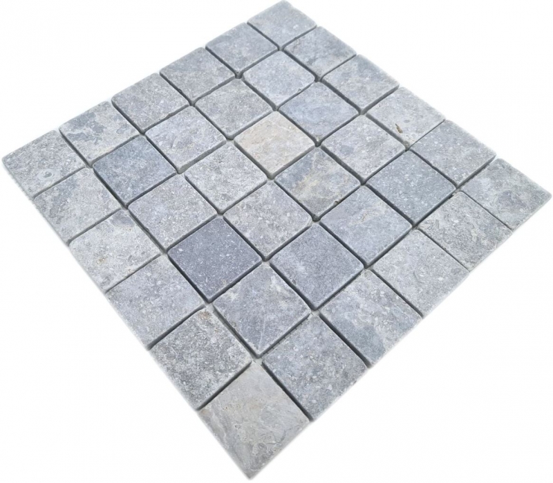 Hand pattern mosaic tile marble mosaic THUMBNAIL light gray kitchen wall bathroom shower tray MOS40-T48LG_m