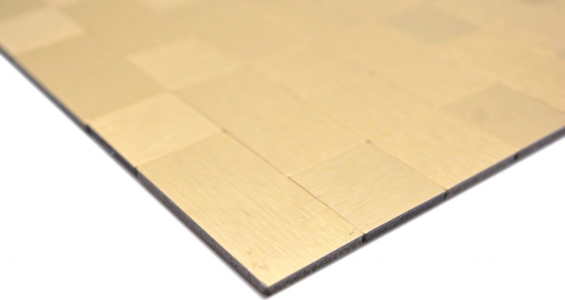 Hand pattern mosaic tile self-adhesive mosaic combi metal gold kitchen bathroom MOS200-4G87_m
