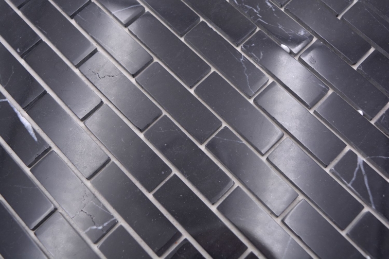 Hand sample mosaic tile Self-adhesive mosaics composite natural stone Nero kitchen wall MOS200-4M82_m