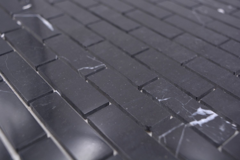Hand sample mosaic tile Self-adhesive mosaics composite natural stone Nero kitchen wall MOS200-4M82_m