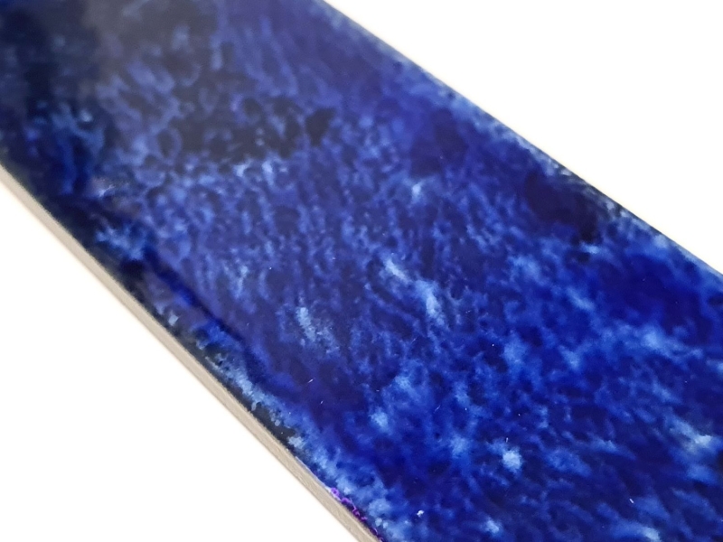 Wall tile vintage ceramic blue glossy kitchen bathroom shower MOS24-AIR02