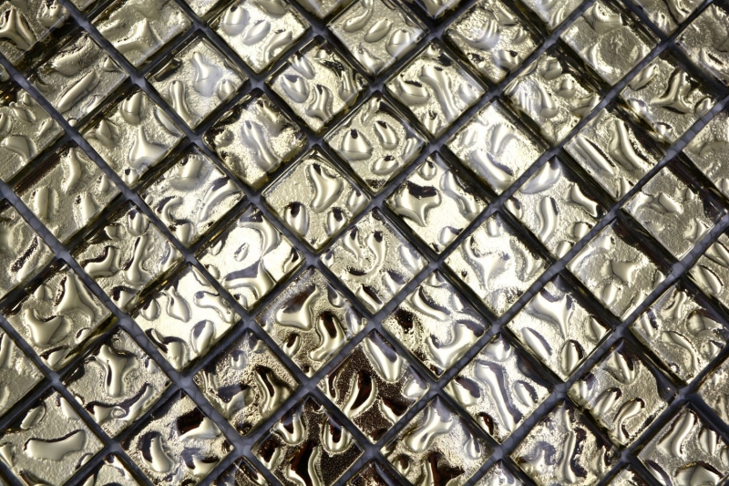 Glass mosaic gold tiles tile backsplash wall decor mosaic splashback bathroom kitchen MOS78-8GO3