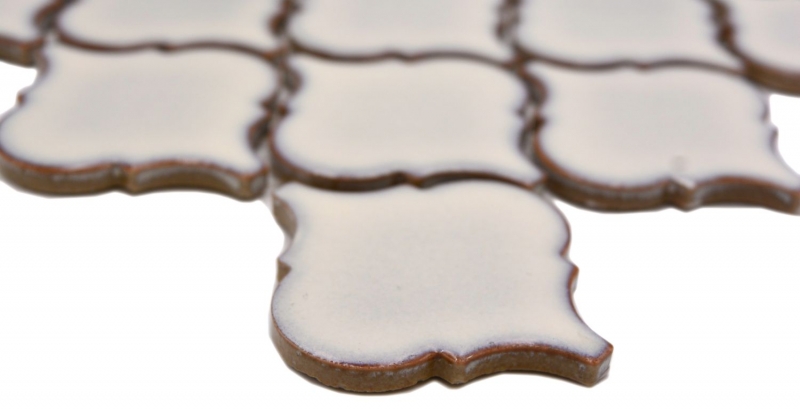 Ceramic mosaic mosaic tiles antique white glossy wall floor kitchen bathroom shower MOS13-PAW5