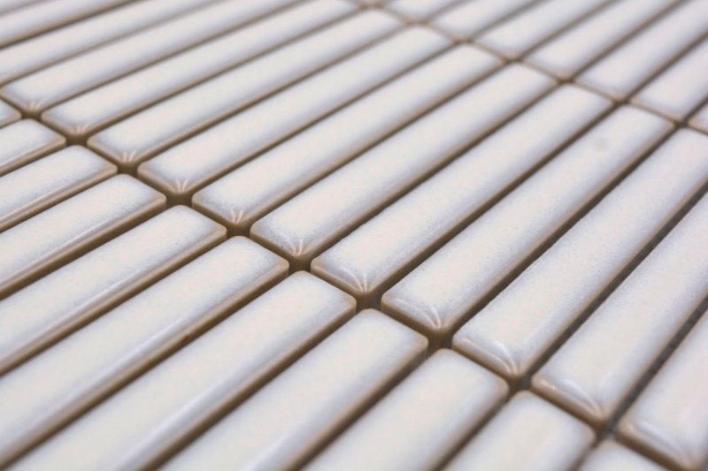Ceramic mosaic mosaic tiles antique white glossy wall kitchen bathroom shower MOS24-CG31