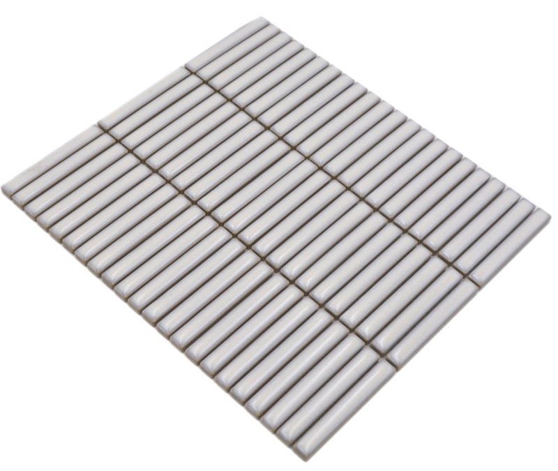 Ceramic mosaic mosaic tiles antique white glossy wall kitchen bathroom shower MOS24-CG31