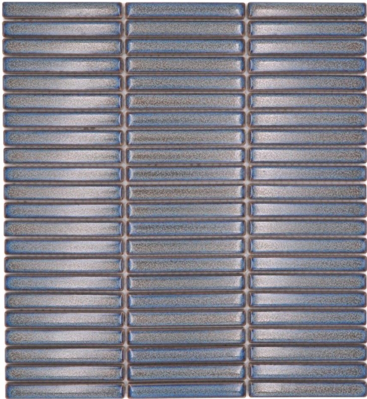 Ceramic mosaic mosaic tiles gray blue glossy wall kitchen bathroom shower MOS24-CG41