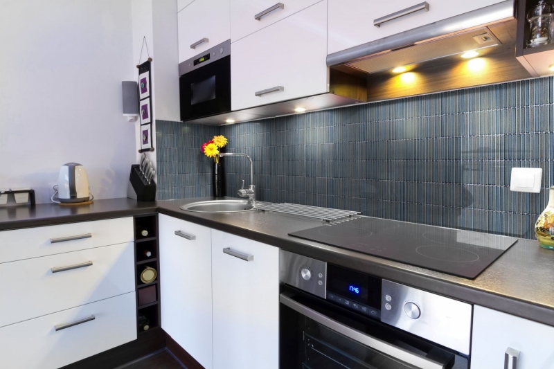 Ceramic mosaic mosaic tiles gray blue glossy wall kitchen bathroom shower MOS24-CG41