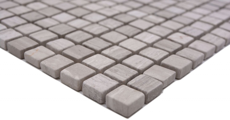 Natural stone mosaic marble gray matt wall floor kitchen bathroom shower MOS38-15-2012