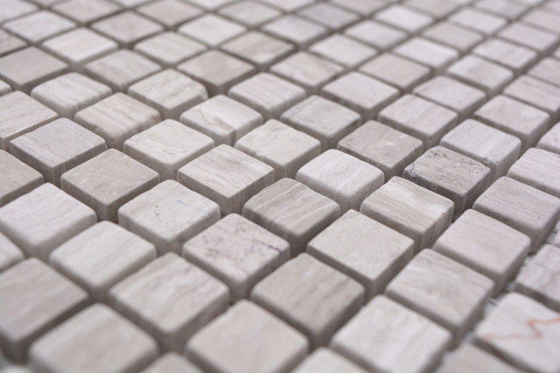 Natural stone mosaic marble gray matt wall floor kitchen bathroom shower MOS38-15-2012