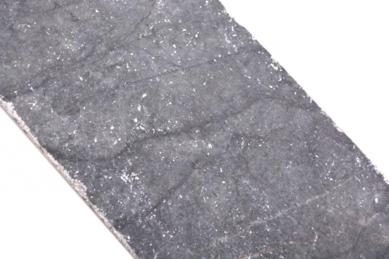 Natural stone mosaic tiles marble black matt wall floor kitchen bathroom shower MOSF-45-M430