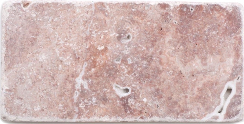 Natural stone mosaic tiles travertine red matt wall floor kitchen bathroom shower MOSF-45-M450