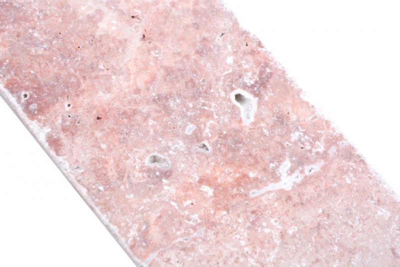 Natural stone mosaic tiles travertine red matt wall floor kitchen bathroom shower MOSF-45-M450