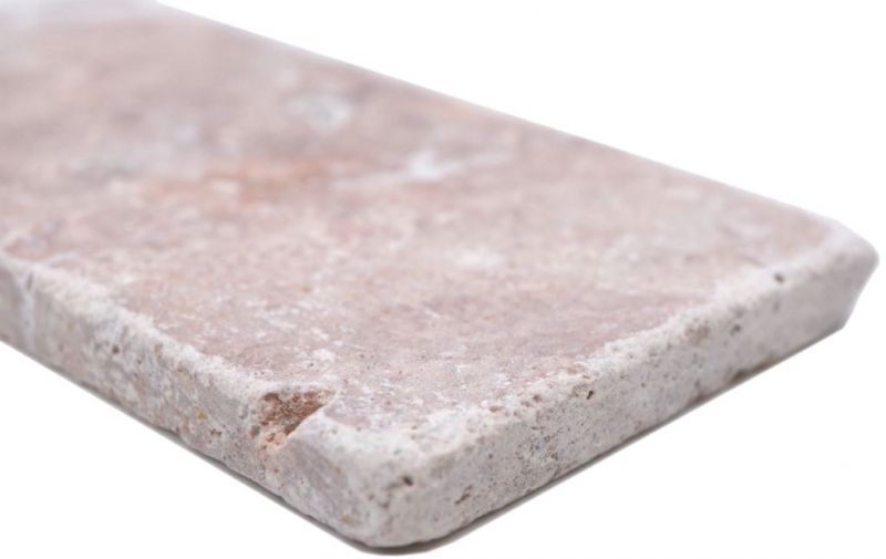 Natural stone mosaic tiles travertine red matt wall floor kitchen bathroom shower MOSF-45-M450