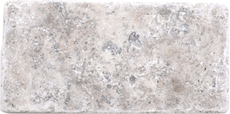 Natural stone mosaic tiles travertine white-grey matt wall floor kitchen bathroom shower MOSF-45-M470