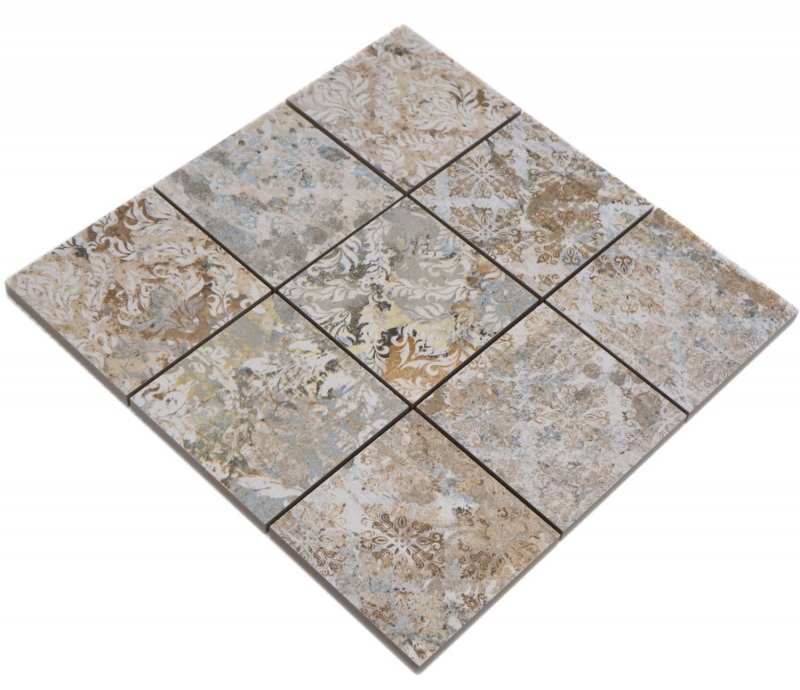 Ceramic mosaic porcelain stoneware multicolored matt wall floor kitchen bathroom shower MOS23-95CS_f