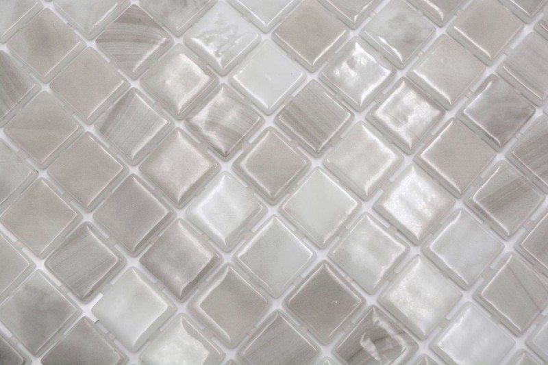 Swimming pool mosaic pool mosaic glass mosaic light beige iridescent wall floor kitchen bathroom shower MOS220-P56251_f