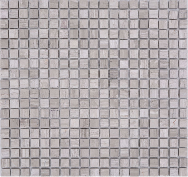 Natural stone mosaic marble gray matt wall floor kitchen bathroom shower MOS38-15-2012_f