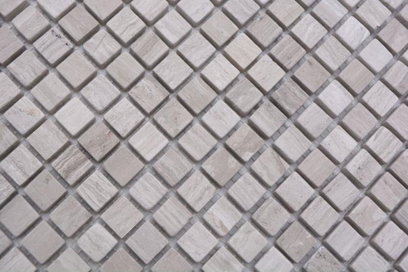 Natural stone mosaic marble gray matt wall floor kitchen bathroom shower MOS38-15-2012_f
