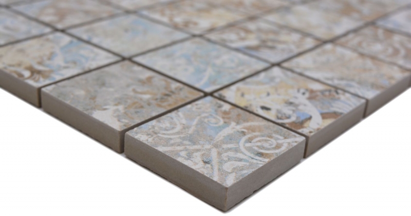 Hand pattern ceramic mosaic porcelain stoneware multicolored matt wall floor kitchen bathroom shower MOS14-47CS_m