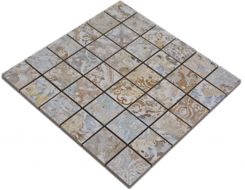 Hand pattern ceramic mosaic porcelain stoneware multicolored matt wall floor kitchen bathroom shower MOS14-47CS_m