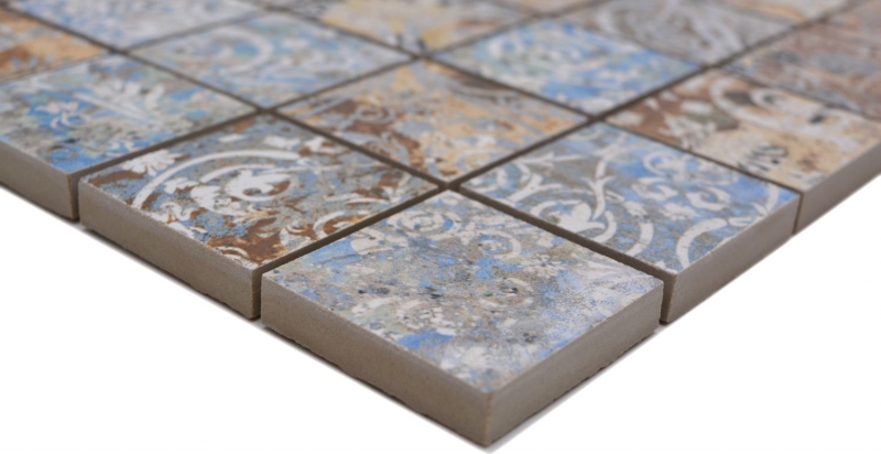 Hand pattern ceramic mosaic porcelain stoneware strong multicolored matt wall floor kitchen bathroom shower MOS14-47CV_m