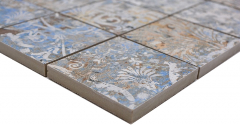 Hand pattern ceramic mosaic porcelain stoneware strong multicolored matt wall floor kitchen bathroom shower MOS16-71CV_m