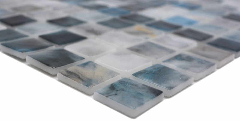 Hand sample swimming pool mosaic pool mosaic glass mosaic gray anthracite iridescent wall floor kitchen bathroom shower MOS220-P56256_m