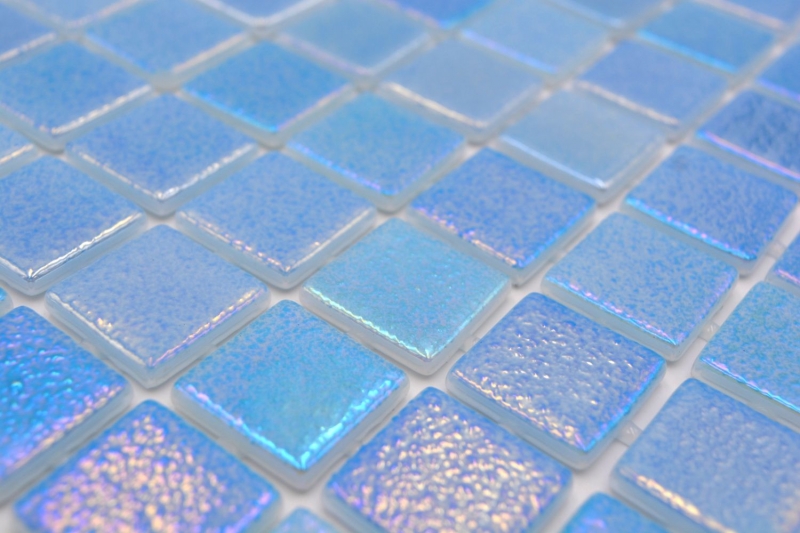 Hand pattern swimming pool mosaic pool mosaic glass mosaic light blue iridescent multicolored glossy wall floor kitchen bathroom shower MOS220-P55251_m