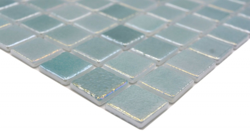 Hand pattern swimming pool mosaic pool mosaic glass mosaic pastel green iridescent multicolored glossy wall floor kitchen bathroom shower MOS220-P55253_m
