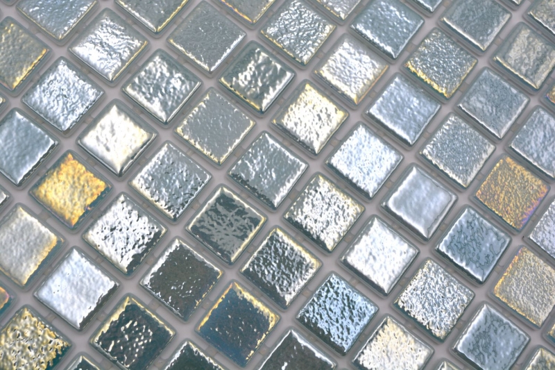 Hand pattern swimming pool mosaic pool mosaic glass mosaic pastel green iridescent multicolored glossy wall floor kitchen bathroom shower MOS220-P55253_m