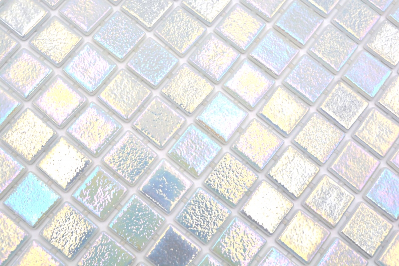 Hand pattern swimming pool mosaic pool mosaic glass mosaic cream iridescent multicolored glossy wall floor kitchen bathroom shower MOS220-P55254_m
