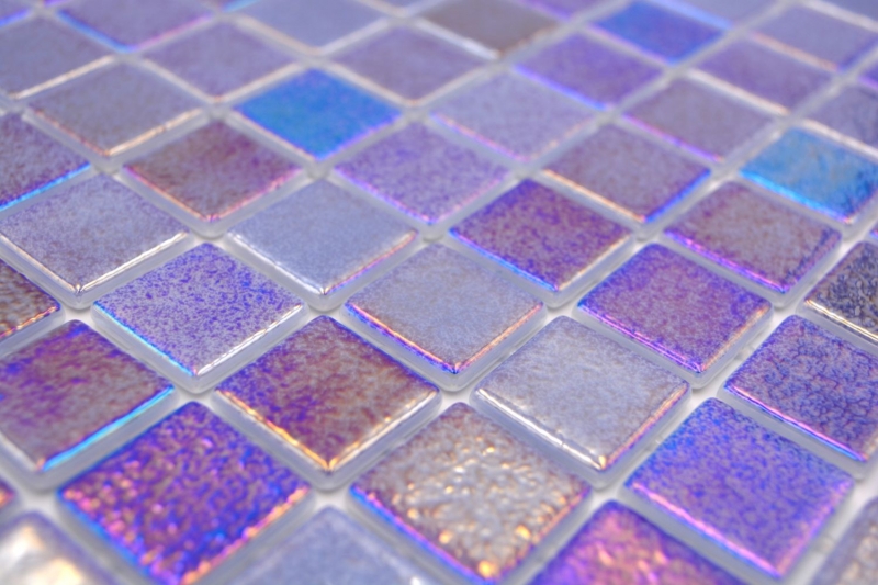 Hand pattern swimming pool mosaic pool mosaic glass mosaic blue purple multicolored iridescent wall floor kitchen bathroom shower MOS220-P55255_m