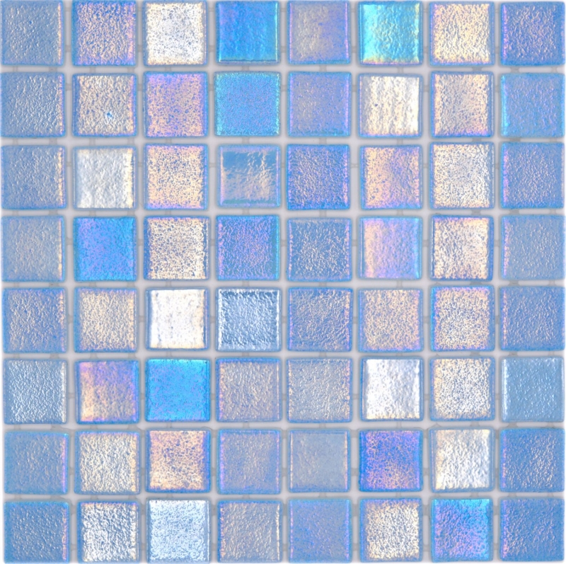 Hand pattern swimming pool mosaic pool mosaic glass mosaic light blue iridescent multicolored glossy wall floor kitchen bathroom shower MOS220-P55381_m