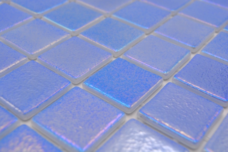 Hand pattern swimming pool mosaic pool mosaic glass mosaic blue iridescent multicolored glossy wall floor kitchen bathroom shower MOS220-P55382_m