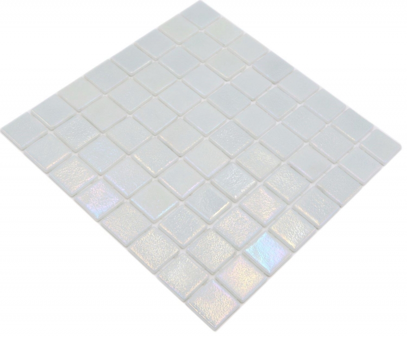 Hand pattern swimming pool mosaic pool mosaic glass mosaic cream iridescent multicolored glossy wall floor kitchen bathroom shower MOS220-P55384_m