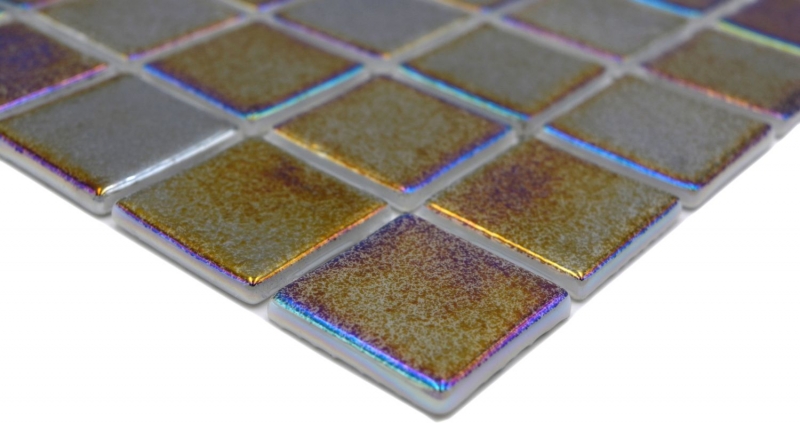 Hand pattern swimming pool mosaic pool mosaic glass mosaic black multicolored iridescent wall floor kitchen bathroom shower MOS220-P55386_m