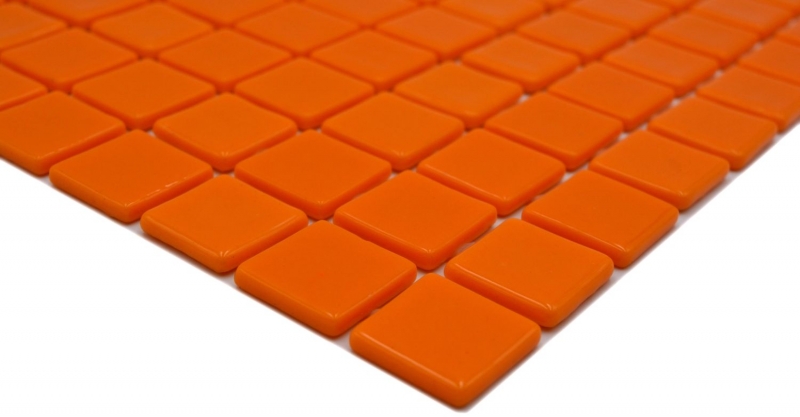 Hand sample swimming pool mosaic pool mosaic glass mosaic orange glossy wall floor kitchen bathroom shower MOS220-P25820_m