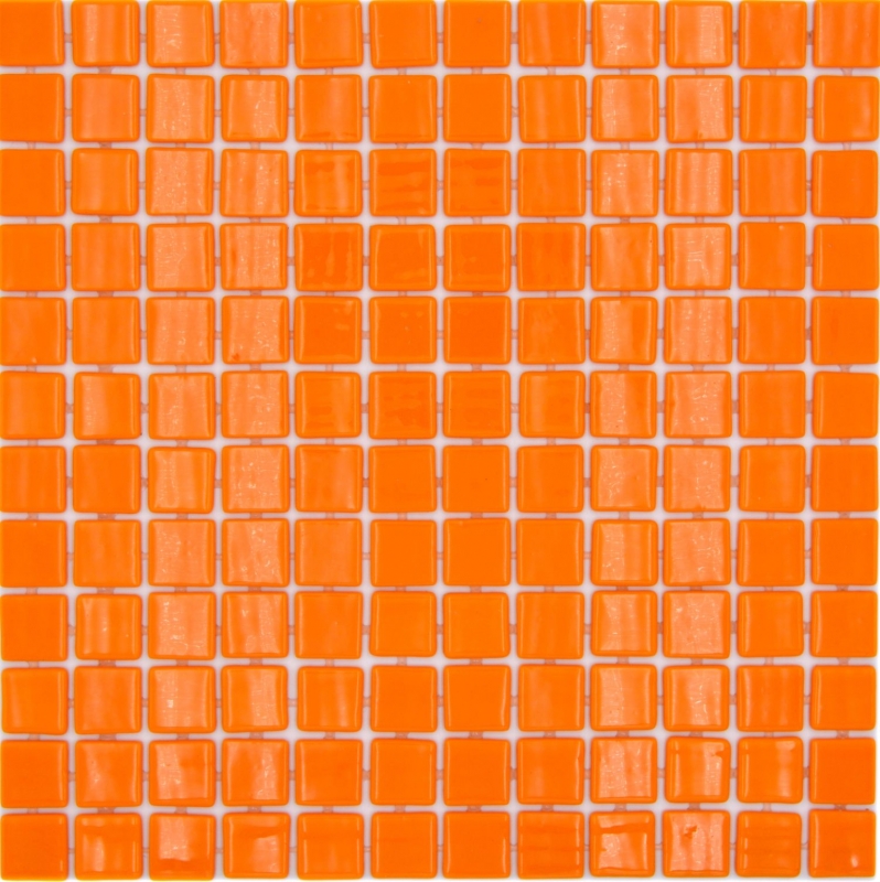 Hand sample swimming pool mosaic pool mosaic glass mosaic orange glossy wall floor kitchen bathroom shower MOS220-P25820_m