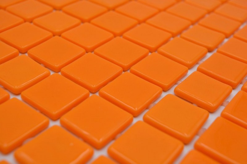 Hand sample swimming pool mosaic pool mosaic glass mosaic orange glossy wall floor kitchen bathroom shower MOS220-P25820_m
