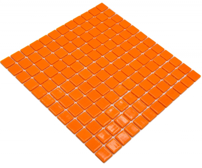 Hand sample swimming pool mosaic pool mosaic glass mosaic orange glossy wall floor kitchen bathroom shower MOS220-P25820_m