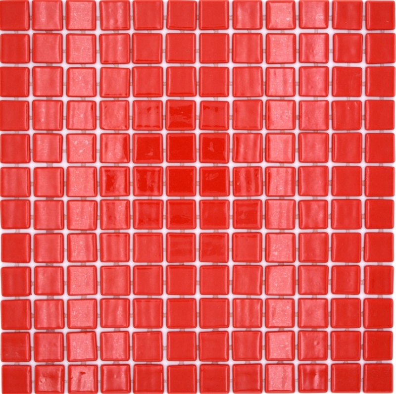 Hand sample swimming pool mosaic pool mosaic glass mosaic red glossy wall floor kitchen bathroom shower MOS220-P25808_m