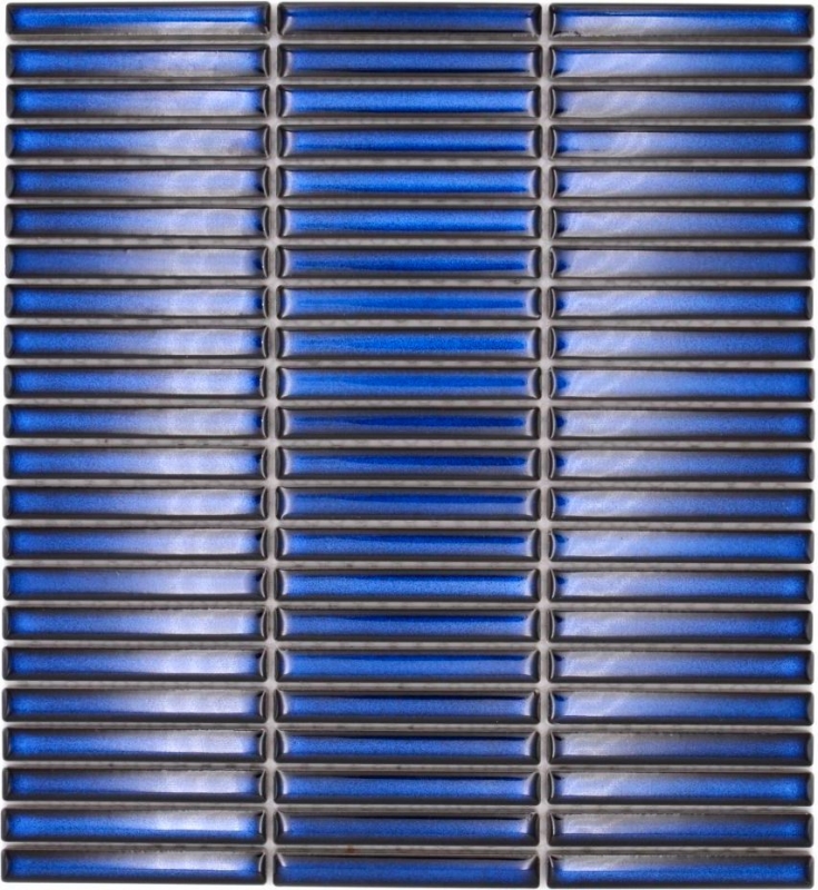 Hand-painted ceramic mosaic mosaic tiles cobalt blue glossy wall kitchen bathroom shower MOS24-CG51_m