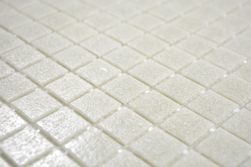 Glass mosaic mosaic tile Light gray Cream Spots shower BATH WALL kitchen wall - MOS200-A05-N